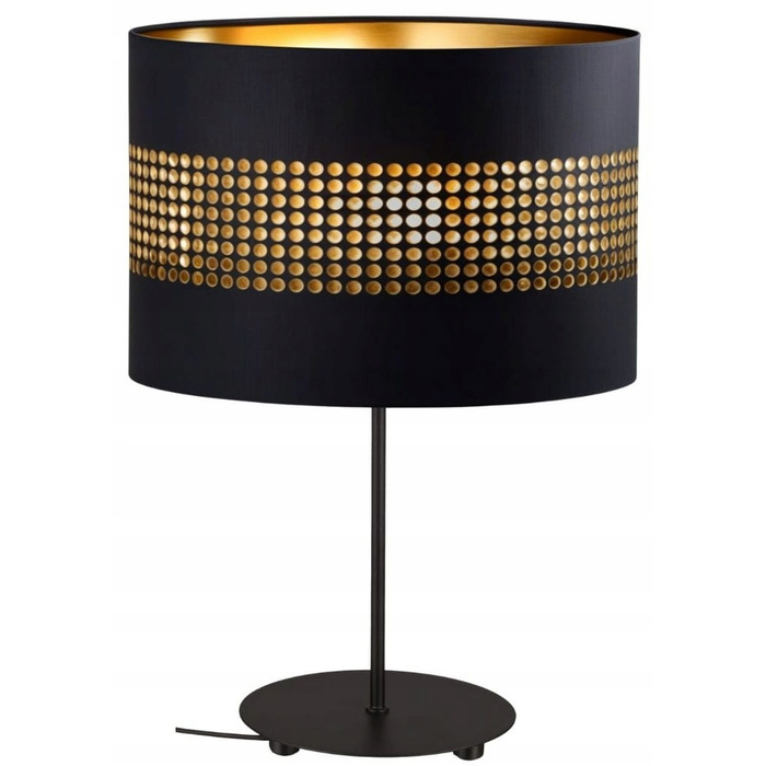 Настільна лампа Ledigo Deluxe, чорний з золотим, 40 Вт