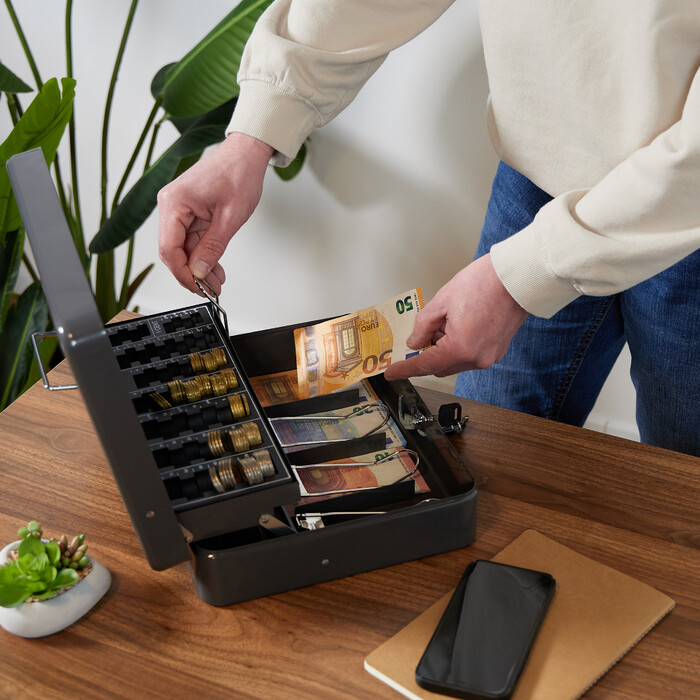 Cash Box with Euro Coin Sorter