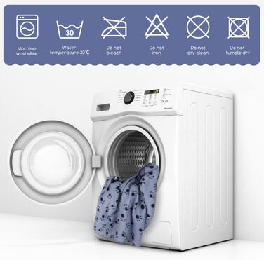 М'яка флісова ковдра для собак та котів Nobleza 120x100 см - тепла, миюча, для тварин