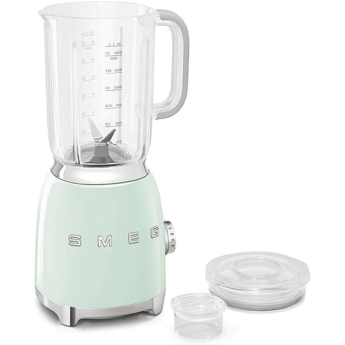 SMEG Stand Mixer BLF01PGEU, 800, Aluminum, 1.5 liters, pastel green