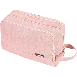 Чоловічий дорожній туалетний органайзер WANDF, косметичка для подорожей, сумка-органайзер для косметики (Джинс, Pure Rosa)