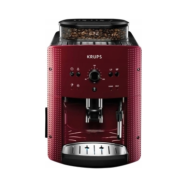 Автоматична кавомашина Krups EA8107, 1450 Вт, червона