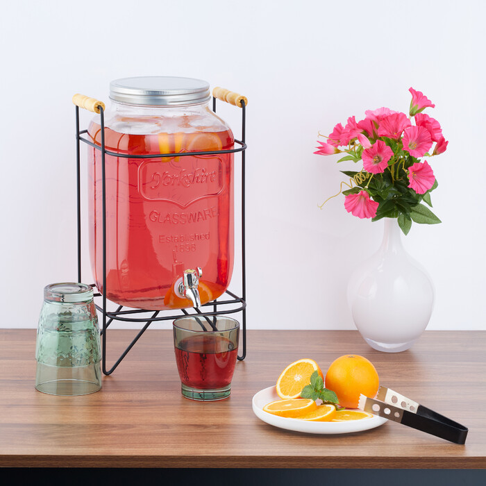 Relaxdays Drink Dispenser 8 Liter