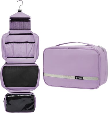 Зручна настінна сітка для туалетного паперу, водонепроникна, портативна, для чоловіків та жінок (L, світло-ліловий)