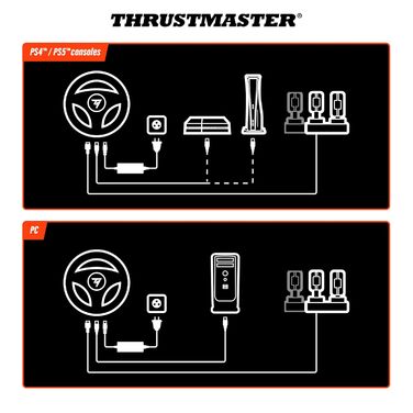Рульове колесо Thrustmaster T598 P для PS5, PS4, PC