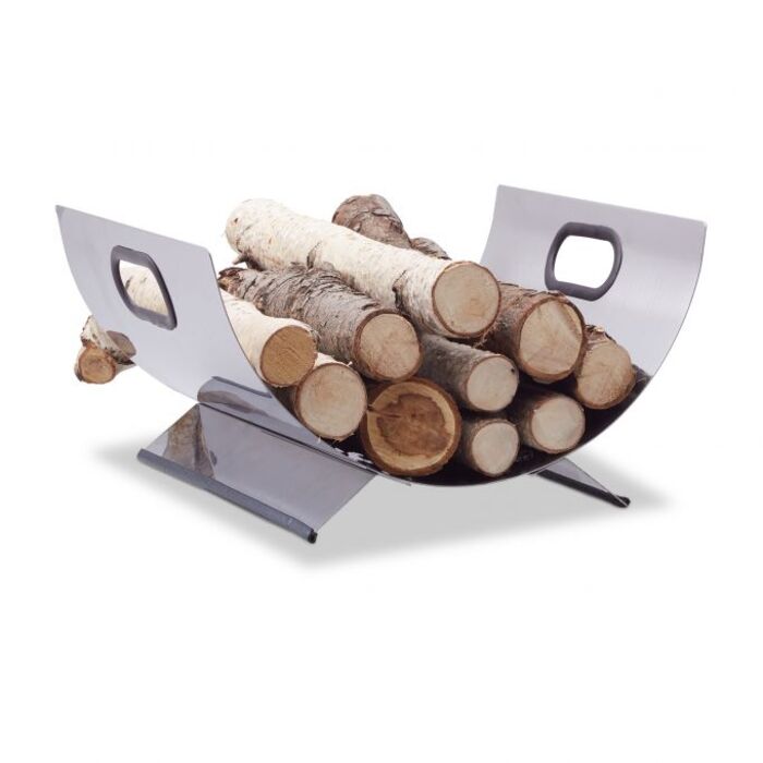 Relaxdays Firewood Basket Stainless Steel