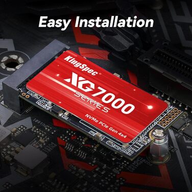 KingSpec NXM-2242 SSD 2242 M.2 NVMe: Швидкий SSD PCIe 3.0 Gen3x4 до 3500 МБ/с, 1TB, 3D NAND Flash, сумісний з ПК, ноутбуком, десктопом