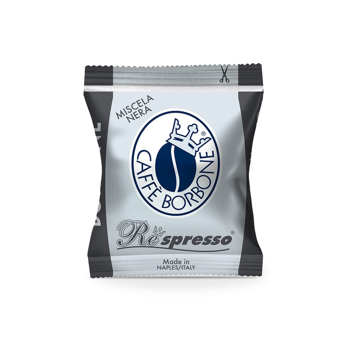 Кавові капсули Caffè Borbone Respresso Schwarze Mischung, сумісні з Nespresso, чорна кавова суміш, 100 шт
