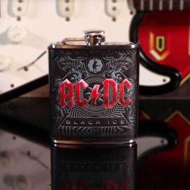 Фляга AC/DC Black Ice від Nemesis Now (ліцензійна), 200 мл