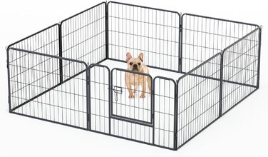 Металевий вольєр для собак та цуценят, переносний загон для тварин, вигульний майданчик на вулицю (12 шт.)