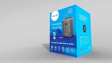 Зволожувач повітря з UVC-стерилізацією, іонізатором та ароматерапією Clean Air Optima CA-605 Smart Top Filling (Титан)