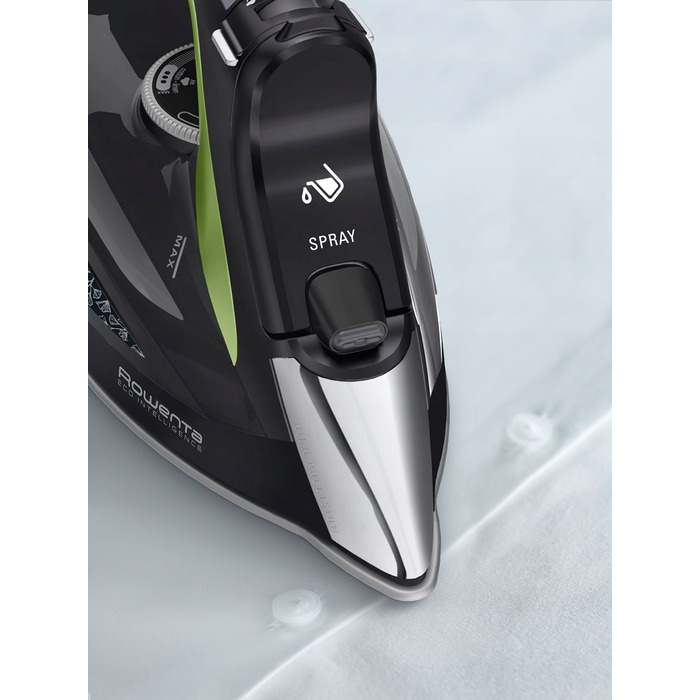 Праска з парою Rowenta Eco Intelligence 2500 Вт, постійна подача пари 45 г/хв