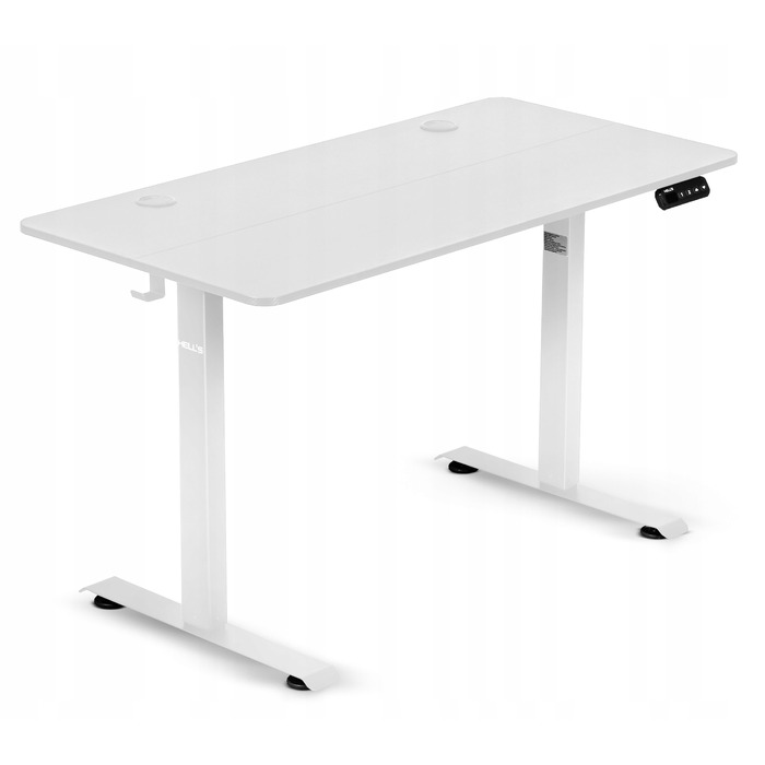 Електричний стіл з регулюванням висоти Hell's Chair White, 120x60 см
