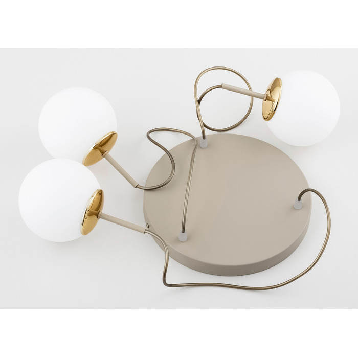 Підвісна люстра Elko-Lighting Milo Ecru — 3 точки освітлення, цоколь E27