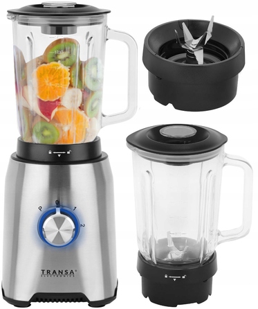 Стаціонарний блендер Transa Electronics BT-19, 1600 Вт, сріблястий