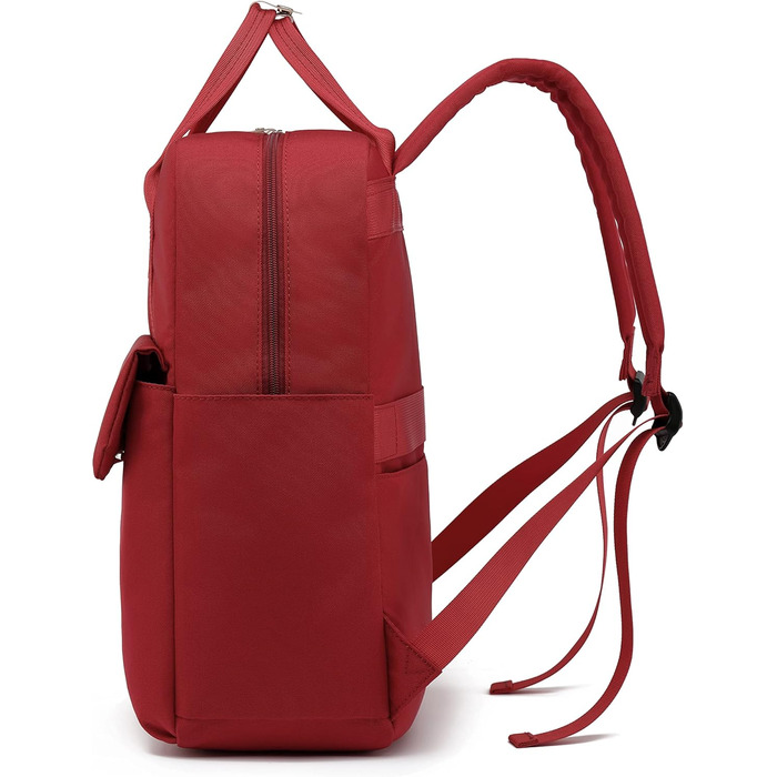 Рюкзак FUXINGYAO для жінок з відділенням для ноутбука 15.6 дюймів, антикрадійний, 23L (Червоний)