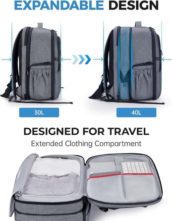 Bagsmart Рюкзак для фотоапарата та ноутбука 15.6