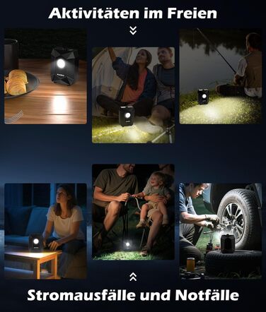 Портативна душова кабіна WADEO з акумулятором, насосом та підсвічуванням, 120 хвилин роботи, LED-підсвічування, комплект мобільної душової з 2м шлангом, душовою насадкою, тримачем та відром для душу, для саду, миття авто, тварин, пляжу, подорожей, чорного