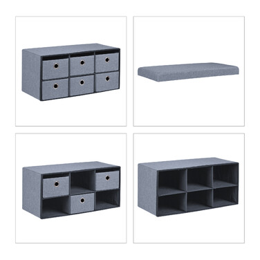 Relaxdays Storage Bench