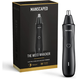 Тример для носа та вух MANSCAPED® Weed Whacker, 9000 об/хв, водостійкий, акумуляторний, гіпоалергенна сталева лезо