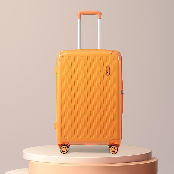 Набір валіз Sea Choice: 3 валізи (55/65/75 см) + косметичка, білий, з TSA-замком