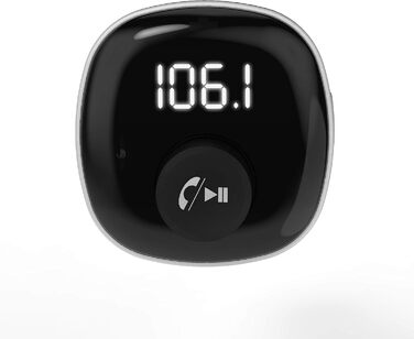 Універсальний Bluetooth-адаптер Scosche для авто з FM-трансмітером, гучним зв'язком і подвійним USB, чорний