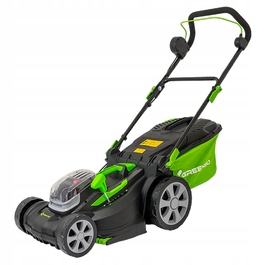 Акумуляторна газонокосарка Greenso UAO012 20V, робоча ширина 37 см, 2x4,0 Аг