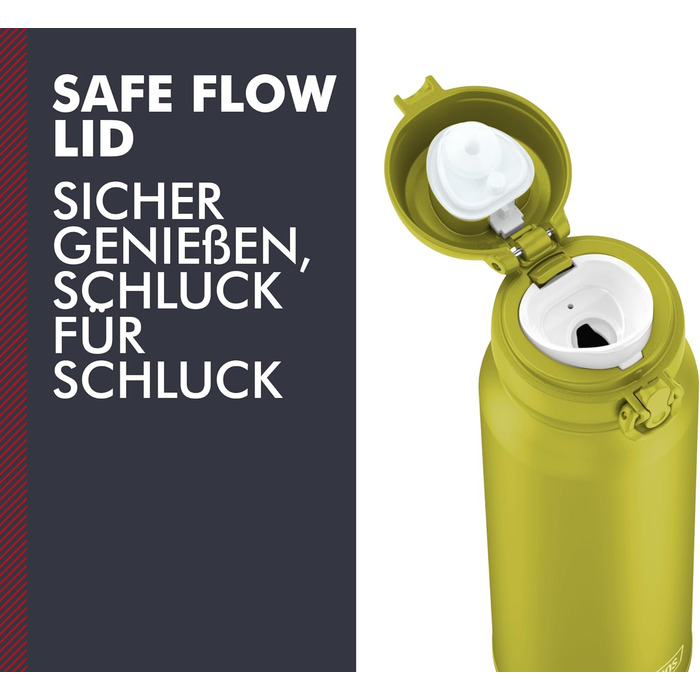 Термос THERMOS Ultralight 0,5 л, нержавіюча сталь, зберігає тепло 10 год, холод 20 год, герметичний, для води, чаю, 500 мл