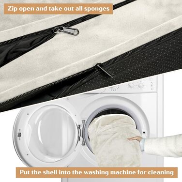 Ортопедичне ліжко для собак Comfort Expression, M, бежеве: водонепроникне, знімний чохол, протиковзаюча основа