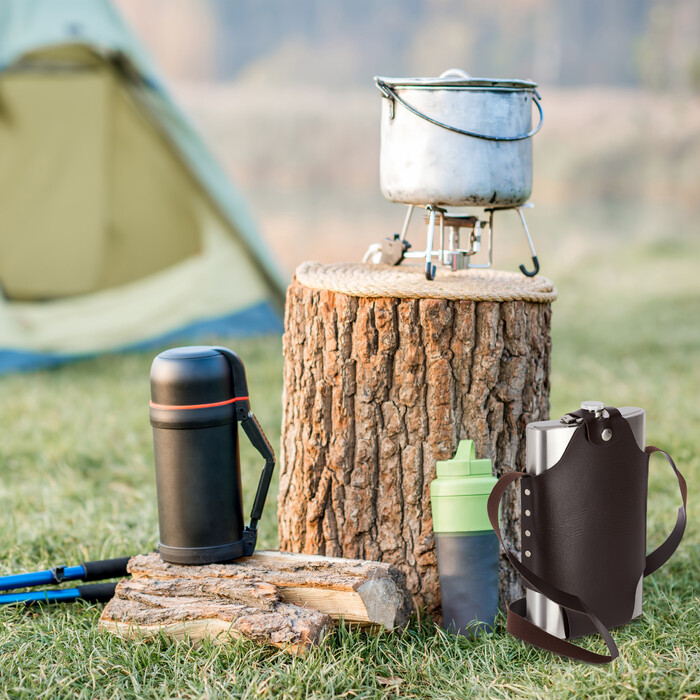Relaxdays XXL Stainless Steel Flask