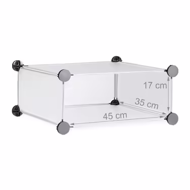 Relaxdays Shoe Cabinet with 12 Compartments