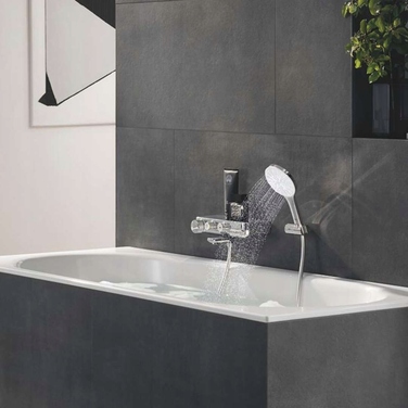 Душова лійка Grohe Rainshower кругла, біла, 3-функціональна
