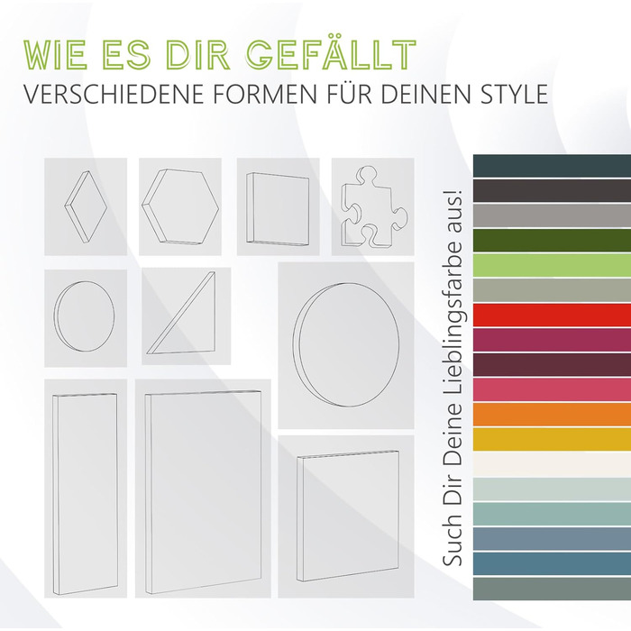 Акустичні панелі platino24 Edition LOFT 3D, набір 8 елементів Ø 300мм для звукоізоляції стін та стелі, звукопоглинаючі плити Basotect (30-70мм) у кольорах Platinum, Anthracite, Denim