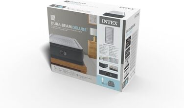 Надувне ліжко Intex Twin Comfort-Plush з Fiber-Tech RP, розмір: 99 x 191 x 46 см (64412ND)