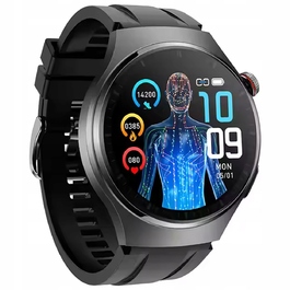 Смарт-годинник Smart-Trend: Моніторинг глюкози, ЕКГ та температури, чорний