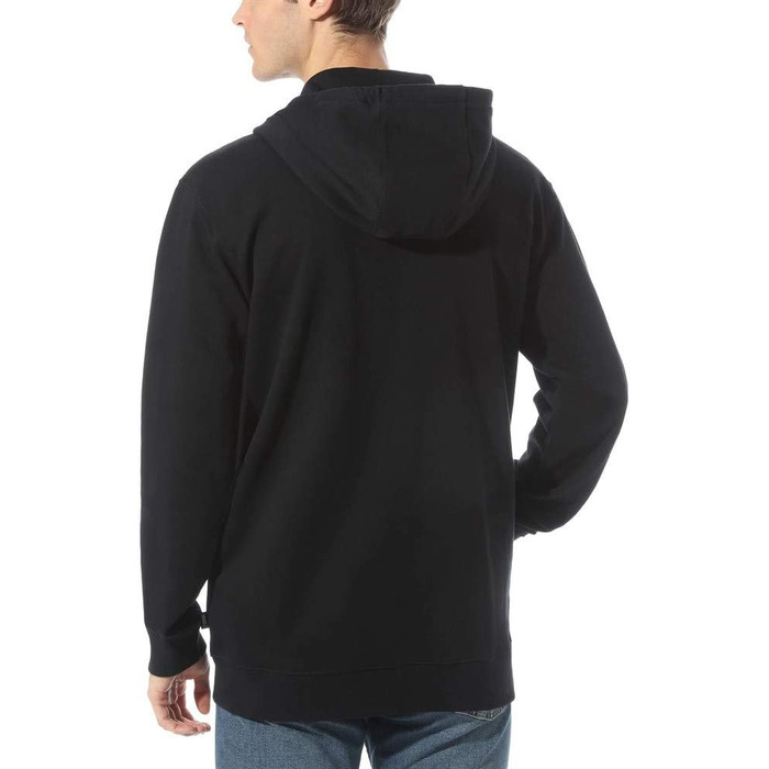 Чоловіча толстовка на блискавці Vans Classic Zip Hoodie 2020 чорна/біла, розмір S