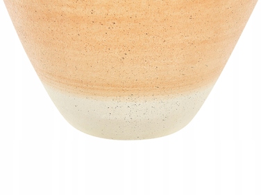 Декоративна керамічна ваза SKIONE, 34 см, світло-коричнева