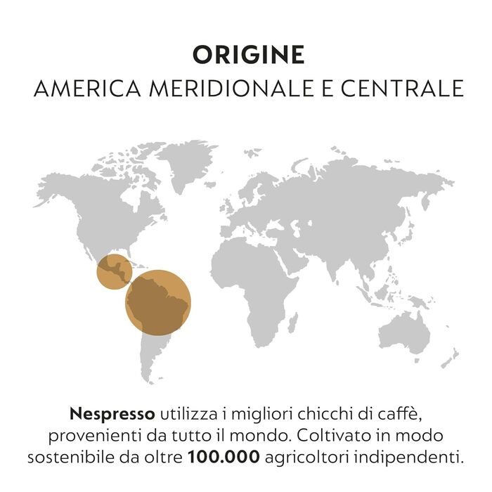 Кава Nespresso Roma-Kapseln Lungo Nestlé 10 шт. (5 шт. в упаковці) (Firenze Arpeggio, 50 г (10 шт. в упаковці))