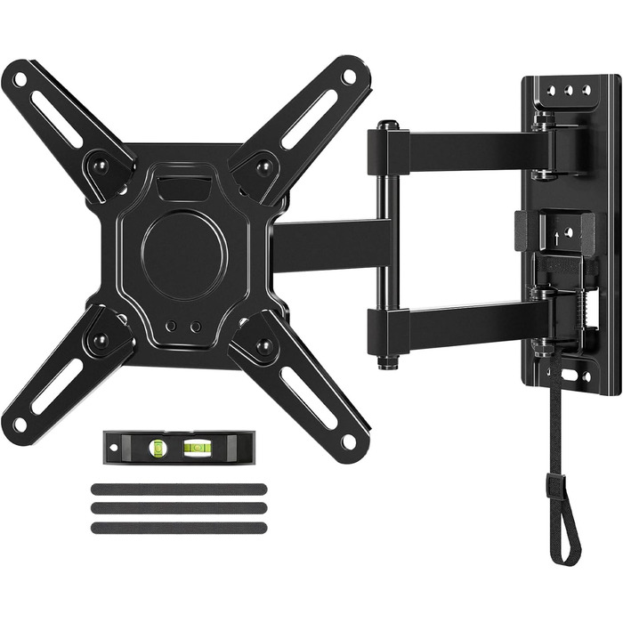 Тримач для телевізора в кемпер ELIVED поворотний, для екранів 33-109 см (13-43 дюйми), з фіксацією, настінний