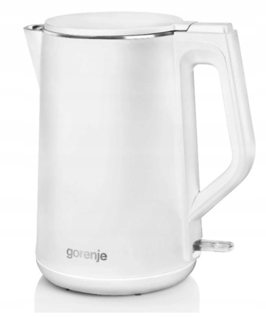 Електричний чайник Gorenje K15DWW, 2200 Вт, 1,5 л, білий
