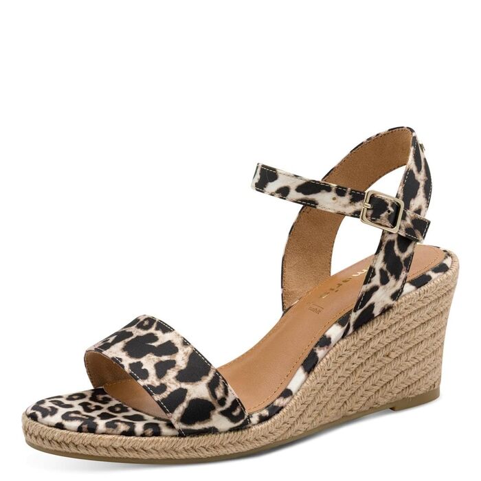 Босоніжки жіночі Tamaris Leopard, з устілкою TOUCHit, розмір 35 EU