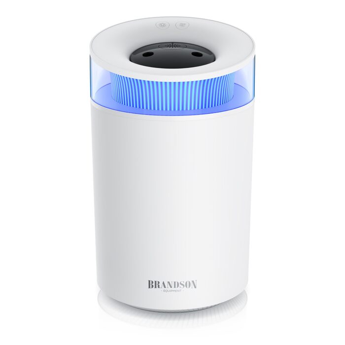 Зволожувач повітря 2,5 л тихий - 7 LED кольорів, 2 режими випуску пари, аромадифузор, для вітальні, дитячої кімнати, спальні - білий