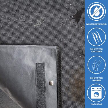 Захист для багажника автомобіля для собак – водонепроникний килимок з боковими захистами – міцний килимок для багажника для подорожей та транспортування собак