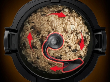 Мультиварка-тушківець Tefal Multicook&Stir MY720B, 6 л, 12 програм, функція перемішування