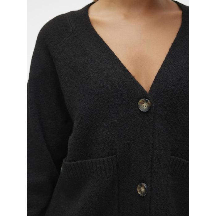 Жіноча в'язана кофта Vero Moda VMBOOM, чорна