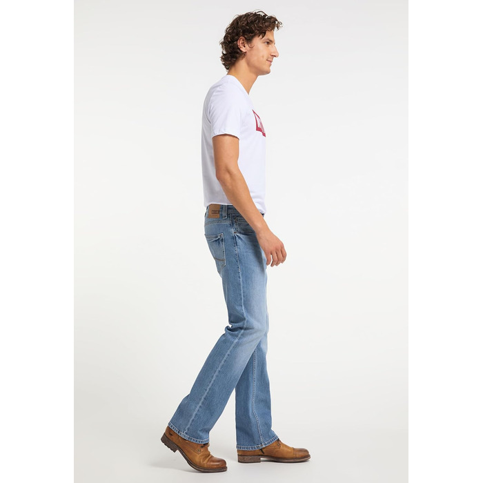 Джинси чоловічі MUSTANG Oregon Bootcut, стрейч, деним, сині/чорні, розміри 30-44