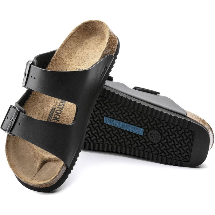 Шльопанці Birkenstock Arizona Birko-Flor чорні, 38 EU (унісекс)
