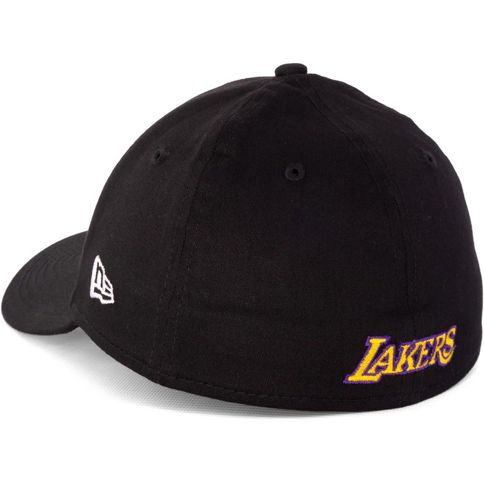 Кепка New Era 39THIRTY Limited Edition NFL NBA MLB (Лос-Анджелес Лейкерс, чорна V2, M-L)