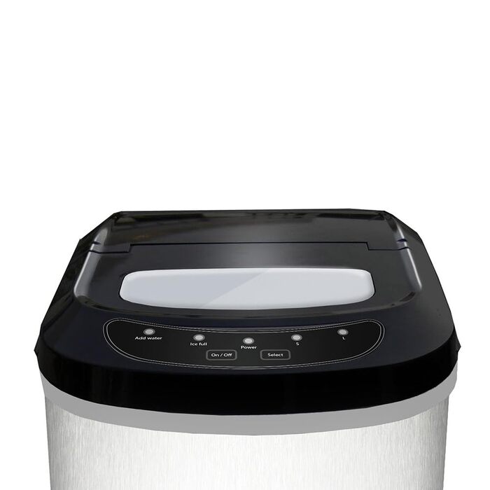 Машина для приготування льоду IceMaster Pro з нержавіючої сталі, 2.2 літри, 90 Вт