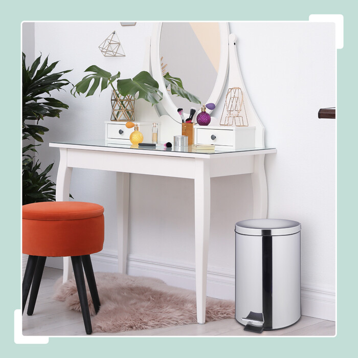Relaxdays Kitchen Trash Can 20 Liter